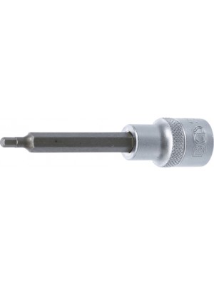 BGS 4259 Bit-Einsatz | Länge 100 mm | Antrieb Innenvierkant 12,5 mm (1/2"") | Innensechskant 4 mm