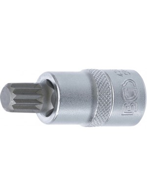 BGS 4354 Bit-Einsatz | Antrieb Innenvierkant 12,5 mm (1/2"") | Innenvielzahn (für XZN) M12