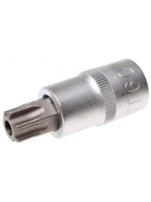 BGS 4376 Bit-Einsatz | Antrieb Innenvierkant 12,5 mm (1/2"") | T-Profil (für Torx) mit Bohrung T60