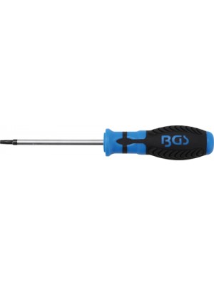 BGS 7849-T25 Schraubendreher | T-Profil (für Torx) mit Bohrung T25 | Klingenlänge 100 mm
