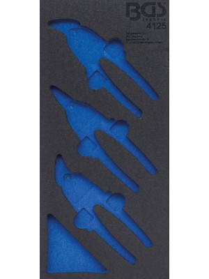 BGS 4125-1 Werkstattwageneinlage 1/3 | leer | für Art. 4125