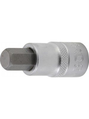 BGS 2737 Bit-Einsatz | Länge 55 mm | Antrieb Innenvierkant 12,5 mm (1/2"") | Innensechskant 15/32""