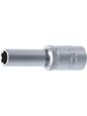 BGS 10270 Steckschlüssel-Einsatz Super Lock, tief | Antrieb Innenvierkant 12,5 mm (1/2"") | SW 10 mm
