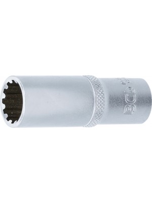 BGS 10355 Steckschlüssel-Einsatz Gear Lock, tief | Antrieb Innenvierkant 10 mm (3/8"") | SW 15 mm