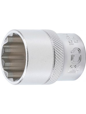 BGS 10642 Steckschlüssel-Einsatz Zwölfkant | Antrieb Innenvierkant 12,5 mm (1/2"") | SW 22 mm