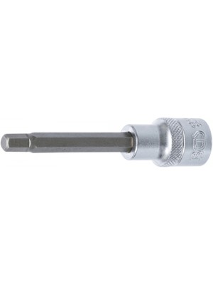 BGS 4262 Bit-Einsatz | Länge 100 mm | Antrieb Innenvierkant 12,5 mm (1/2"") | Innensechskant 7 mm