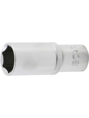 BGS 10537 Steckschlüssel-Einsatz Sechskant, tief | Antrieb Innenvierkant 10 mm (3/8"") | SW 17 mm
