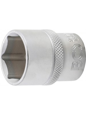 BGS 2922 Steckschlüssel-Einsatz Sechskant | Antrieb Innenvierkant 12,5 mm (1/2"") | SW 22 mm