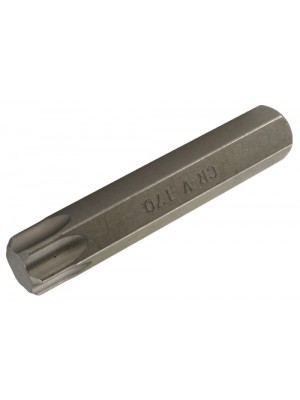 BGS 4581 Bit | Länge 80 mm | Antrieb Außensechskant 14 mm | T-Profil (für Torx) T70