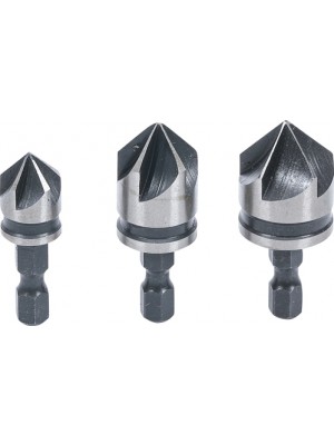BGS 70052 Senker-Bit-Satz | HSS | Antrieb 6,3 mm (1/4"") | 12 - 16 - 19 mm | 3-tlg.