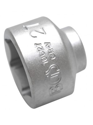 BGS 10627 Steckschlüssel-Einsatz Sechskant | Antrieb Innenvierkant 10 mm (3/8"") | SW 27 mm