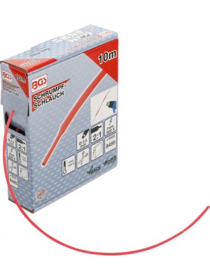 BGS 6846-1 Schrumpfschlauch-Box | rot | Ø 2,5 mm | 10 m