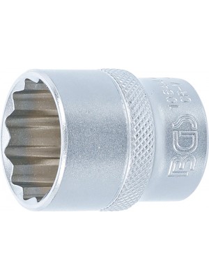 BGS 10644 Steckschlüssel-Einsatz Zwölfkant | Antrieb Innenvierkant 12,5 mm (1/2"") | SW 24 mm