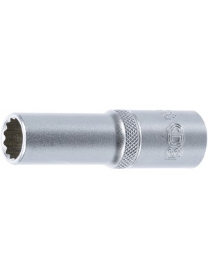 BGS 10681 Steckschlüssel-Einsatz Zwölfkant, tief | Antrieb Innenvierkant 12,5 mm (1/2"") | SW 13 mm