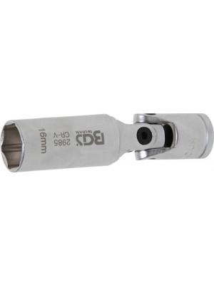 BGS 2985 Glühkerzen-Gelenk-Einsatz Sechskant | Antrieb Innenvierkant 10 mm (3/8"") | SW 16 mm