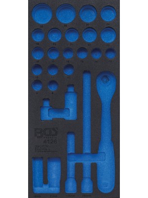BGS 4126-1 Werkstattwageneinlage 1/3 | leer | für Art. 4126