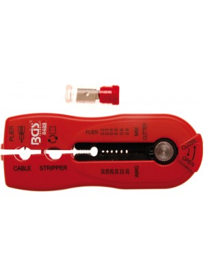 BGS 8489 Draht-/Kabel-Abisolierer ""2-IN-1"" | 0,2 - 0,8 mm
