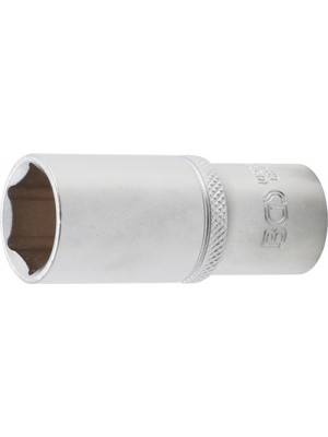 BGS 10539 Steckschlüssel-Einsatz Sechskant, tief | Antrieb Innenvierkant 10 mm (3/8"") | SW 19 mm