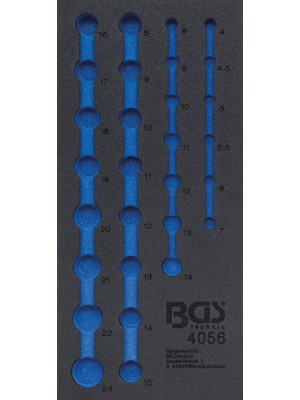 BGS 4056-1 Werkstattwageneinlage 1/3 | leer | für Art. 4056