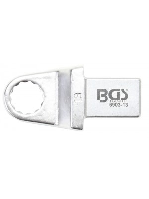 BGS 6903-13 Einsteck-Ringschlüssel | 13 mm | Aufnahme 14 x 18 mm