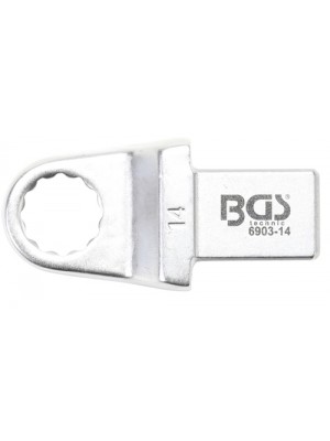 BGS 6903-14 Einsteck-Ringschlüssel | 14 mm | Aufnahme 14 x 18 mm