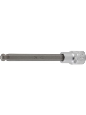 BGS 4258-10 Bit-Einsatz | Länge 140 mm | Antrieb Innenvierkant 12,5 mm (1/2"") | Innensechskant mit Kugelkopf 10 mm