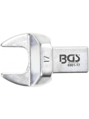 BGS 6901-17 Einsteck-Maulschlüssel | 17 mm | Aufnahme 14 x 18 mm