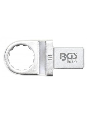 BGS 6903-18 Einsteck-Ringschlüssel | 18 mm | Aufnahme 14 x 18 mm