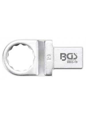 BGS 6903-19 Einsteck-Ringschlüssel | 19 mm | Aufnahme 14 x 18 mm