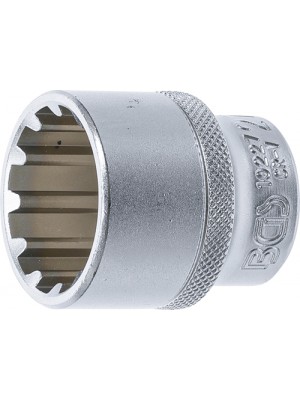 BGS 10227 Steckschlüssel-Einsatz Gear Lock | Antrieb Innenvierkant 12,5 mm (1/2"") | SW 27 mm