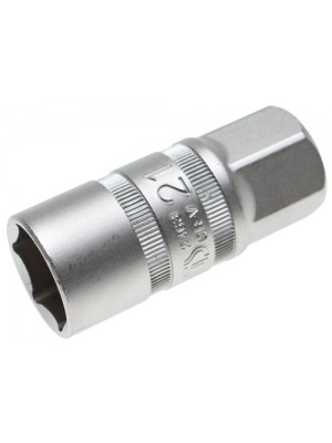 BGS 2463 Zündkerzen-Einsatz mit Magnet, Sechskant | Antrieb Innenvierkant 12,5 mm (1/2"") | SW 21 mm