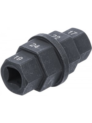 BGS 5058 Motorrad-Spezial-Einsatz | Antrieb 10 mm (3/8"") | 17 - 19 - 22 - 24 mm