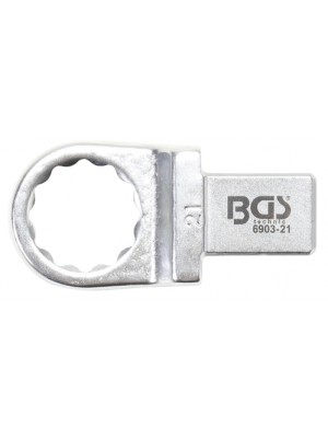 BGS 6903-21 Einsteck-Ringschlüssel | 21 mm | Aufnahme 14 x 18 mm