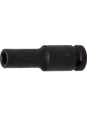 BGS 7210 Kraft-Steckschlüssel-Einsatz Sechskant, tief | Antrieb Innenvierkant 12,5 mm (1/2"") | SW 10 mm