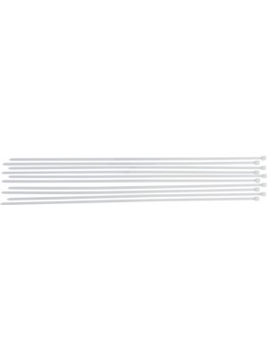 BGS 80775 Kabelbinder-Sortiment | weiß | 8,0 x 800 mm | 10-tlg.