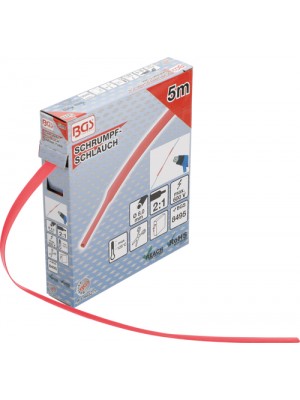 BGS 6852-1 Schrumpfschlauch-Box | rot | Ø 8 mm | 5 m