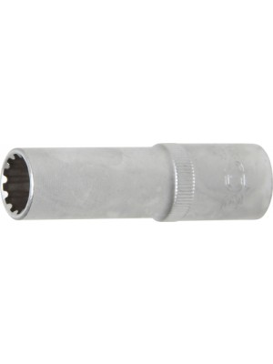 BGS 10254 Steckschlüssel-Einsatz Gear Lock, tief | Antrieb Innenvierkant 12,5 mm (1/2"") | SW 14 mm