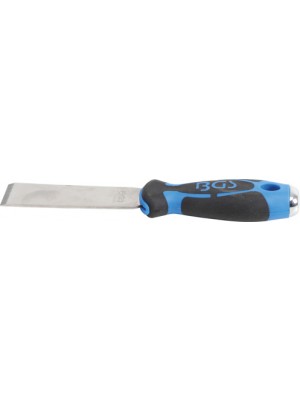 BGS 3063 Schaber | rostfrei | schwerer 2-Komponenten-Gummigriff mit Loch