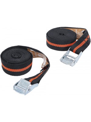 BGS 3599 Spannband-Satz mit Schnellverschluss | 2,5 m x 25 mm | 2-tlg.