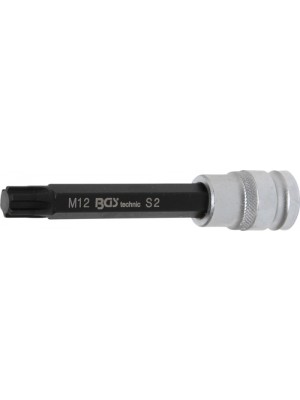 BGS 5010 Bit-Einsatz | Länge 120 mm | Antrieb Innenvierkant 12,5 mm (1/2"") | Keil-Profil (für RIBE) M12