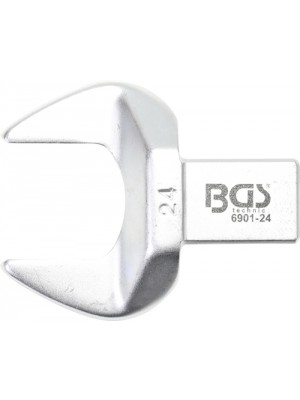 BGS 6901-24 Einsteck-Maulschlüssel | 24 mm | Aufnahme 14 x 18 mm