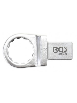 BGS 6903-22 Einsteck-Ringschlüssel | 22 mm | Aufnahme 14 x 18 mm