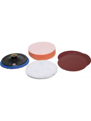 BGS 8592 Schleif- und Polierscheiben-Satz | Ø 125 mm