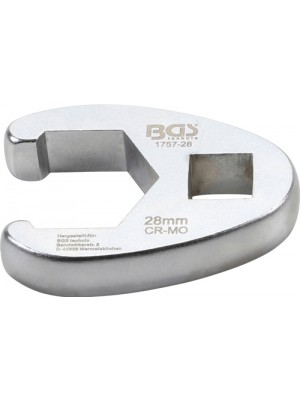 BGS 1757-28 Hahnenfußschlüssel | Antrieb Innenvierkant 12,5 mm (1/2"") | SW 28 mm
