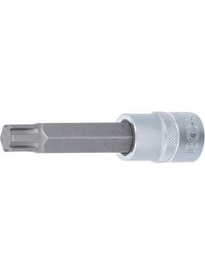 BGS 4167 Bit-Einsatz | Länge 100 mm | Antrieb Innenvierkant 12,5 mm (1/2"") | Keil-Profil (für RIBE) M13