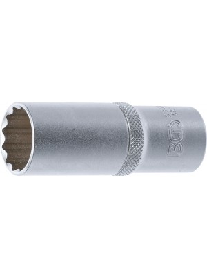 BGS 9360 Steckschlüssel-Einsatz Zwölfkant, tief | Antrieb Innenvierkant 12,5 mm (1/2"") | SW 21 mm