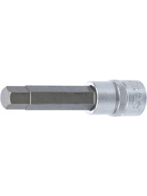 BGS 4267 Bit-Einsatz | Länge 100 mm | Antrieb Innenvierkant 12,5 mm (1/2"") | Innensechskant 13 mm