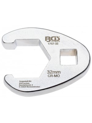 BGS 1757-32 Hahnenfußschlüssel | Antrieb Innenvierkant 12,5 mm (1/2"") | SW 32 mm