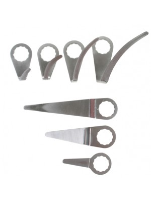 BGS 3256 Schneidmesserset für Druckluft-Ausglaser | für Art. 3218, 9291 | 7-tlg.