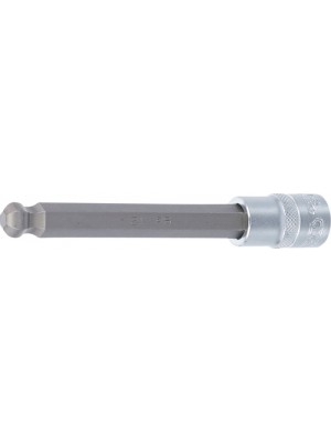 BGS 4258-12 Bit-Einsatz | Länge 140 mm | Antrieb Innenvierkant 12,5 mm (1/2"") | Innensechskant mit Kugelkopf 12 mm